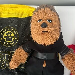 Star Wars Chewbacca Kylo Ren Teddy Bear 16”H w/cinch backpack included.